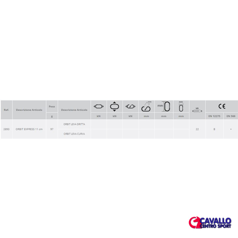 Orbitexpress-02 Moschettone Orbit express caratteristiche
